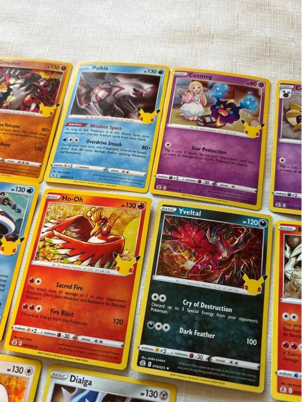 Pokemon Celebrations 2021 25th anniversary Card Lot of 12